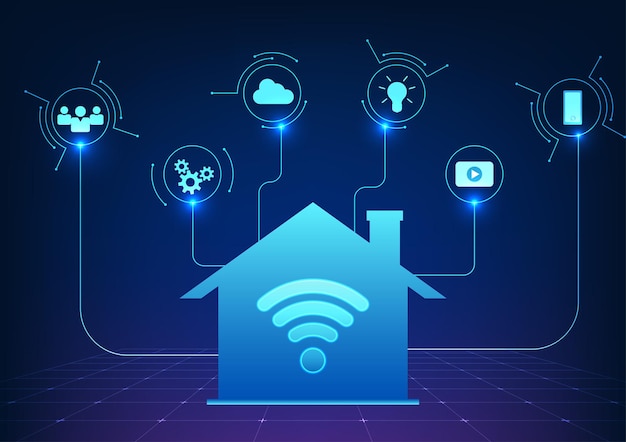 A tecnologia WiFi utiliza um sinal WiFi para distribuir o sinal para dispositivos que utilizam a comunicação