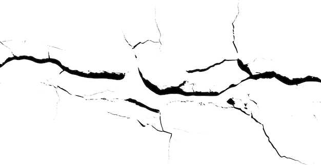 A textura das rachaduras As rachaduras de fundo grunge