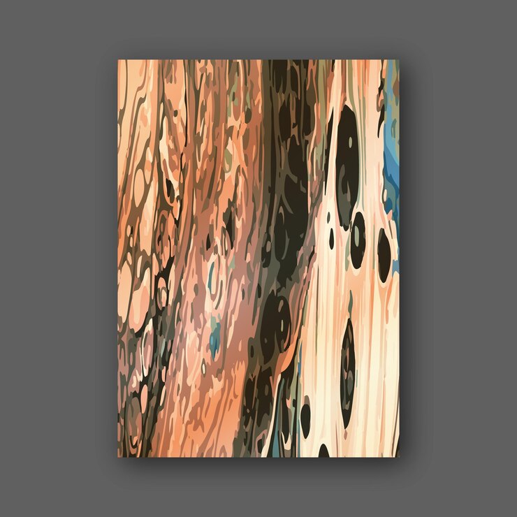 Vetor a textura das rachaduras na superfície padrão de mármore colorido a ilusão de arte líquida pinturas de design de interiores coberturas e ideias criativas