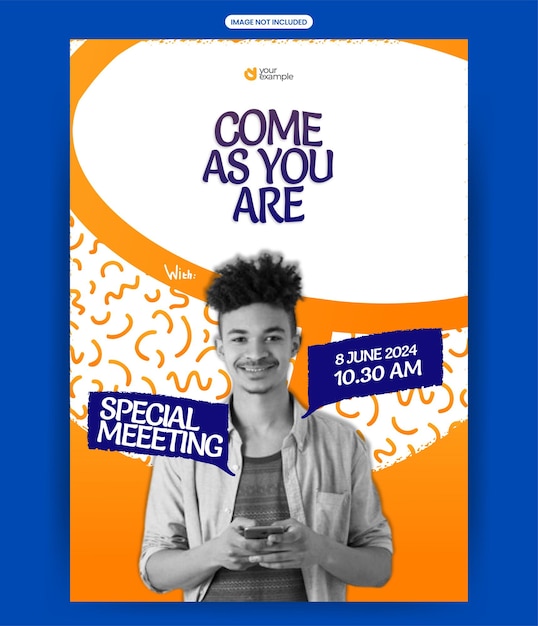 A4 Educação casual Evento Banner de fundo de negócios adequado para flyer ou vetor de brochura