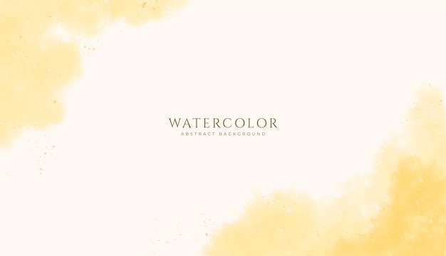 Abaixo de aquarela horizontal abstrata Ilustração de fundo de espaço vazio de cor castanho claro neutro