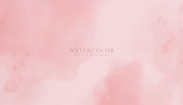 Vetor abaixo de aquarela horizontal abstrata ilustração de fundo de espaço vazio de cor rosa claro neutro