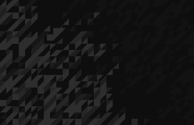 Vetor abaixo vector mosaico abstrato ilustração monocromática preta e cinza azulejos geométricos pano de fundo abstração modelo em branco para anúncios e apresentações