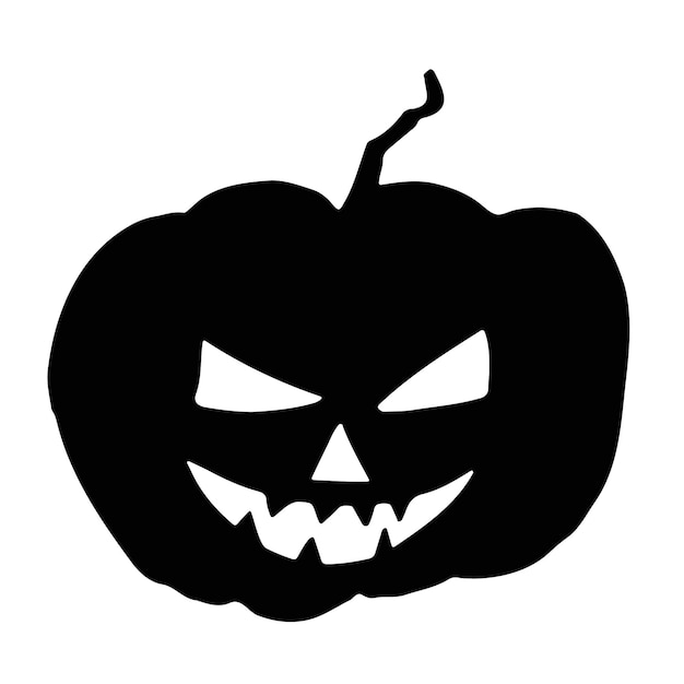 Desenho De Abóbora Sinistra De Halloween Vetor EPS [download] - Designi