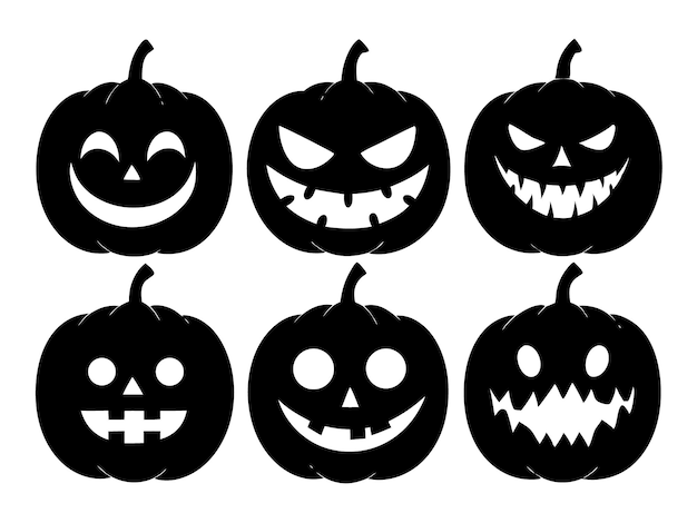 Abóboras assustadoras de Halloween
