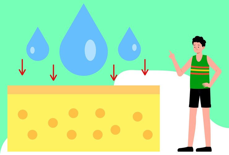 Vetor absorção conceito ilustração elegante e bonita