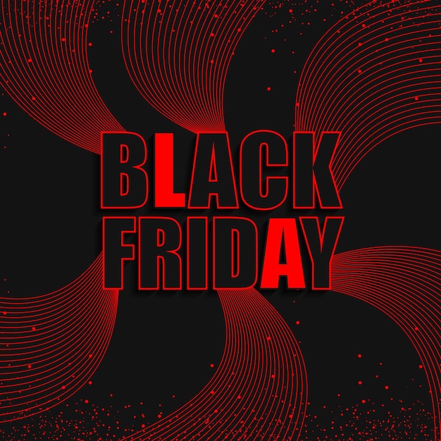 Abstract black friday fundo