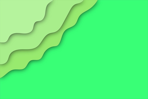 Abstract Colorful Wave Backgrounds Fluid Gradient Paper Cut Designs para projetos gráficos modernos