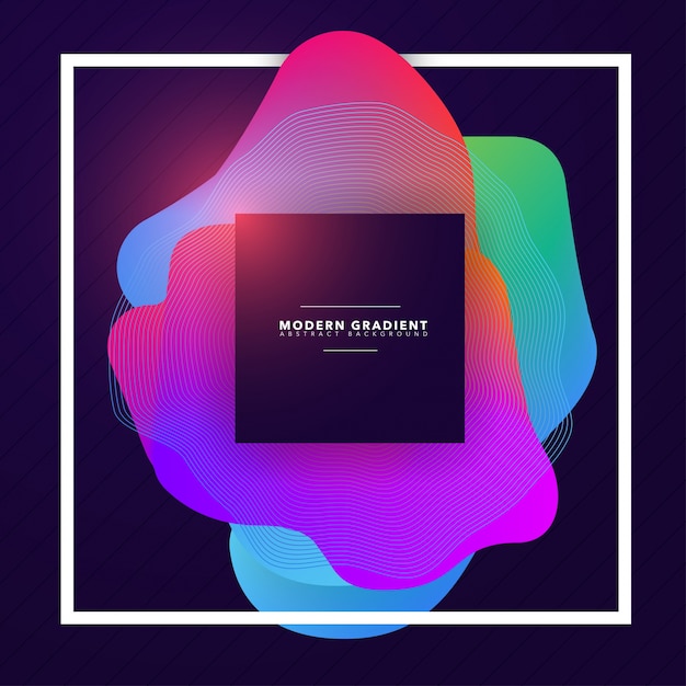 Abstract Fluid Banner Template (Template de bandeira fluida abstrata)