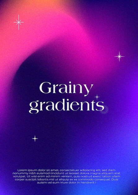Abstract Gradiente de fundo granulado com cores suaves e brilhantes