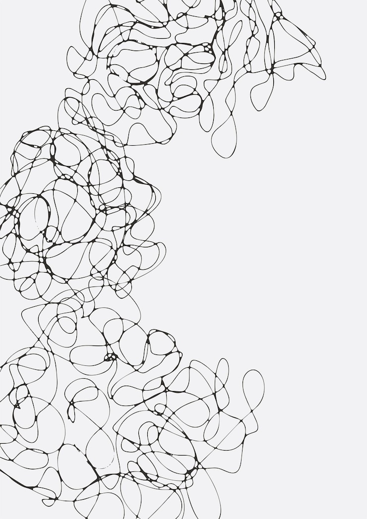 Vetor abstract sketching scribble lines background (linhas de desenho abstrato)