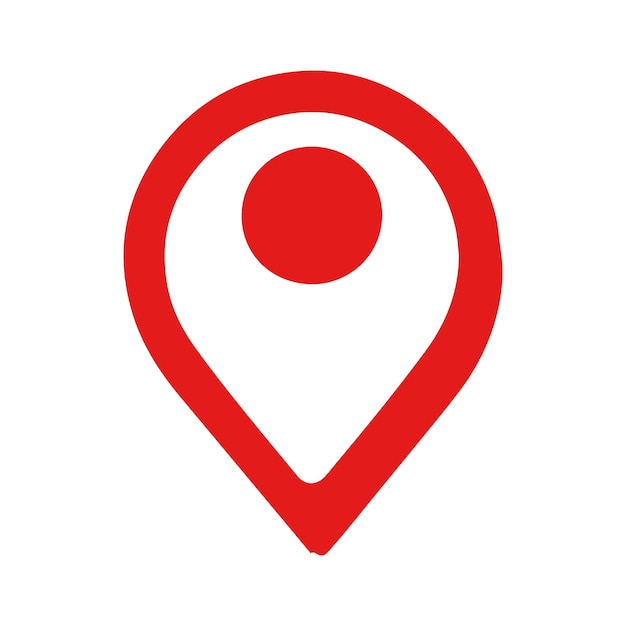 Abstract Vector Location Pin ou Locator Icon Pack Design Template (Template de projeto de pacote de ícones de localização vetorial)
