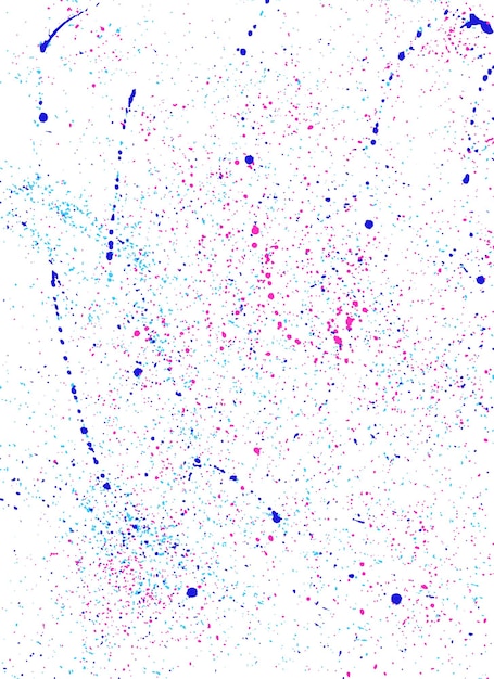 Vetor abstract vectorized splatter background cores alegres salpicadas três tintas de cores fun naif stencil