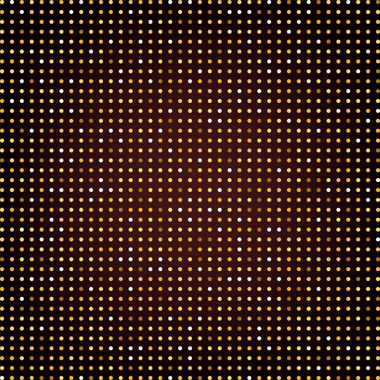 Vetor abstracto brilhante dourado pontilhado textura elegante meio tom