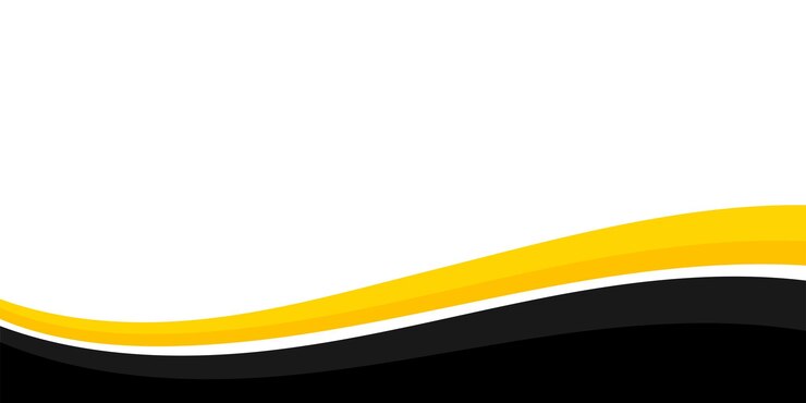 Abstracto de fundo de negócios ondulado preto e amarelo