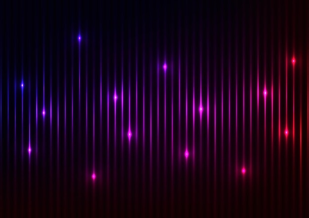 Abstracto digital linha de luz de néon laser púrpura fundo de apresentação escura