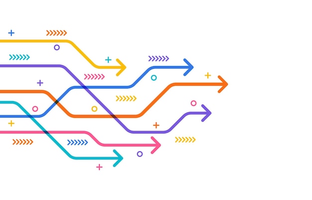 Abstracto direção da seta Tecnologia de fundo