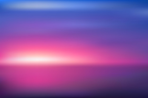 Vetor abstracto fundo desfocado gradiente de malha rosa e azul belo pôr-do-sol poder de cor
