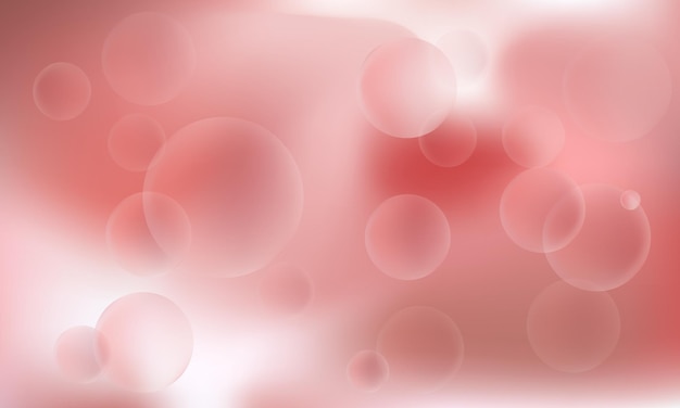 Abstracto Fundo vermelho com círculos Bokeh dourados