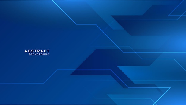 Abstracto geométrico cor azul ilustração vetorial de fundo elegante