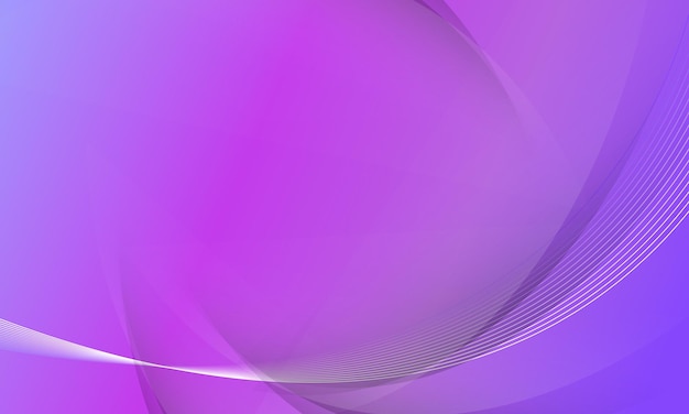 Abstracto Gradiente roxo com linhas fluídas e ondas