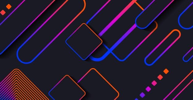 Abstracto moderno de forma geométrica minimalista de fundo com gradiente