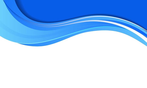 Abstracto onda azul curva fundo moderno