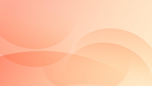 Abstracto peach fuzz color vector banner círculo luz laranja fresco fundo de gradiente delicado