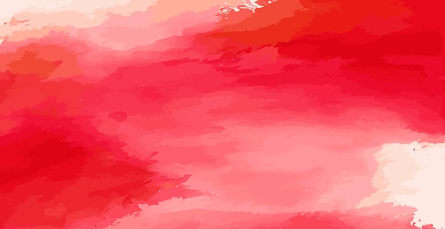 Abstrato aquarela fundo vermelho e branco textura de papel colorido aquarela grunge Vector