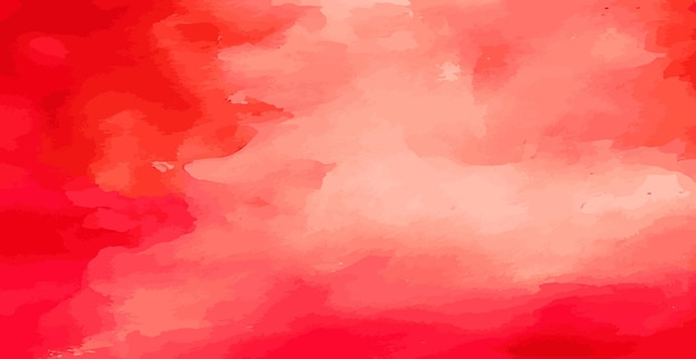 Abstrato aquarela fundo vermelho e branco textura de papel colorido aquarela grunge Vector