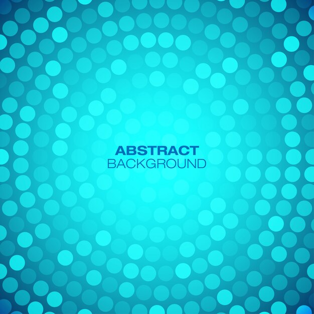 Abstrato azul circular. ilustração