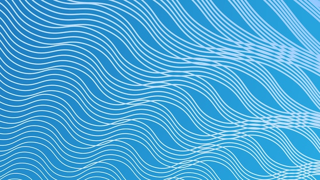 Abstrato azul com fundo de padrão de linha em zig-zag sem costura