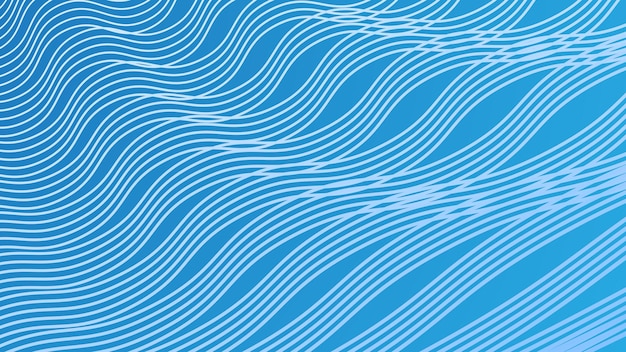 Abstrato azul com fundo de padrão de linha em zig-zag sem costura