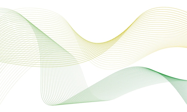 Abstrato base de luxo branco e verde com onda.
