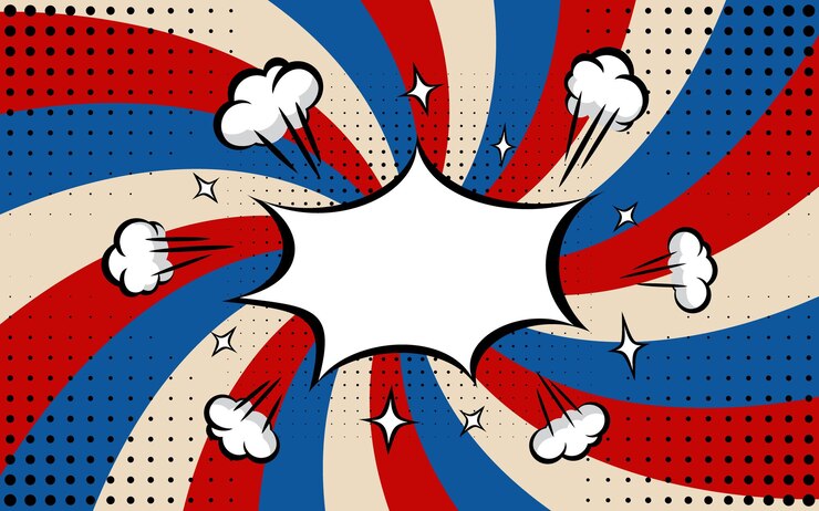 Vetor abstrato base de luz solar vintage com uma nuvem no centro. estilo de circo carnaval para animação circular. ilustração em vetor estrela estourar raio de sol