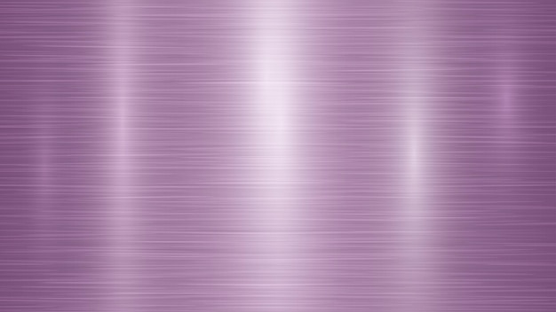 Vetor abstrato base de metal com reflexos em cores roxas
