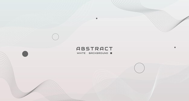 Abstrato branco com estilo memphis para vários planos de fundo