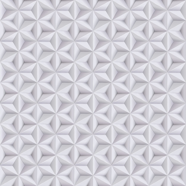 Abstrato branco, fundo cinza, padrão sem emenda de papel com estrelas, textura geométrica.