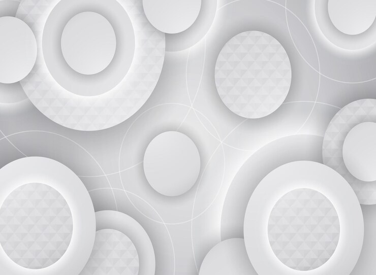 Vetor abstrato círculos cinzentos de fundo
