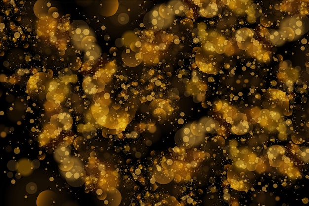 Abstrato com efeito bokeh. textura de fundo abstrato preto e branco ou prata glitter e elegante para o natal. poeira branca. partículas de poeira mágica cintilantes. conceito mágico.