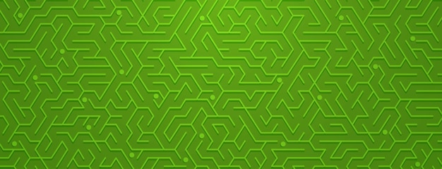 Abstrato com padrão de labirinto em vários tons de cores verdes