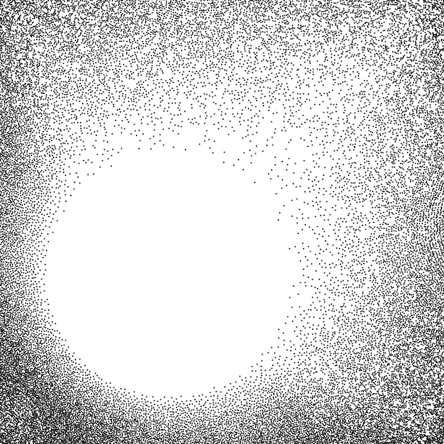 Abstrato com rodada de pontos dispersos