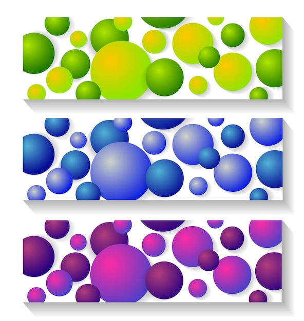 Vetor abstrato de bola de vetor. abstrato claro com esferas 3d.