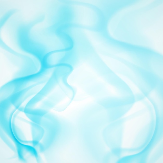 Abstrato de fumaça colorida em cores azuis claras