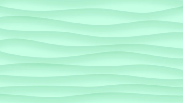 Vetor abstrato de linhas onduladas com sombras em cores turquesas