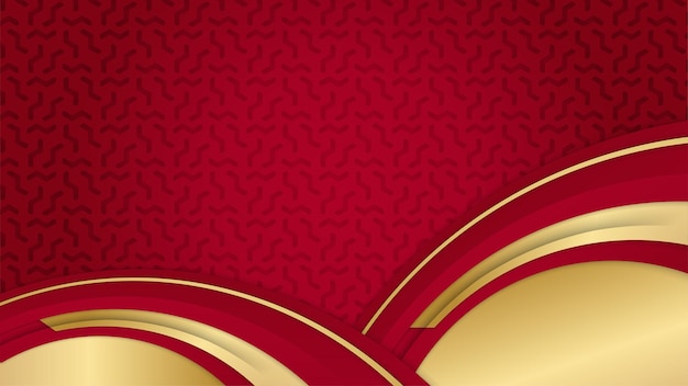 Abstrato de luxo vermelho e dourado