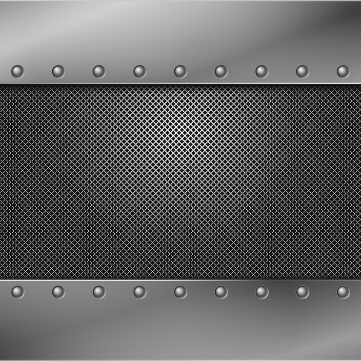 Vetor abstrato de metal.