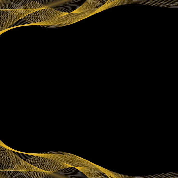 Vetor abstrato de ondas douradas suaves