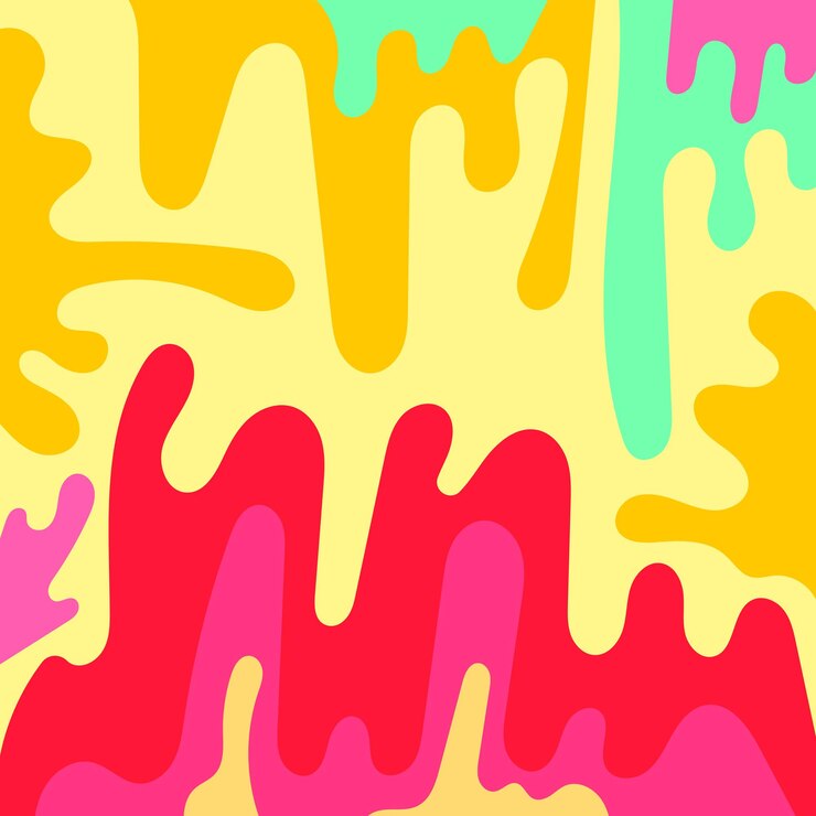 Vetor abstrato do conceito de design de fundo groovy colorido