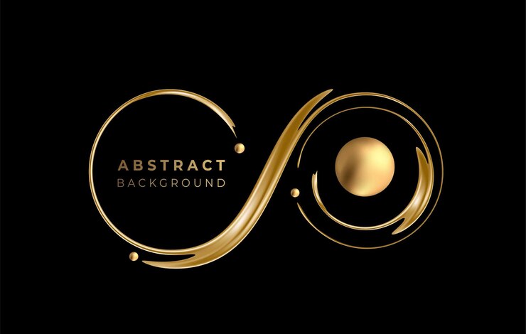 Vetor abstrato dourado brilhante brilhante círculo linhas efeito de fundo vector. uso para design moderno, capa, cartaz, modelo, folheto, decorado, folheto, banner.